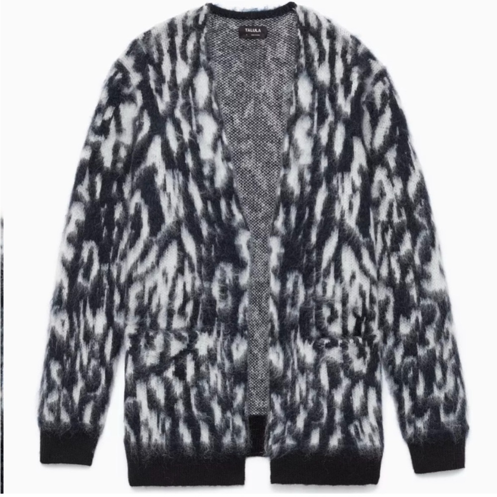 Aritzia Talula Open Mohair Cardigan xxs